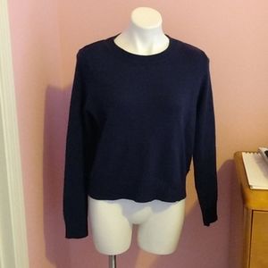Navy blue women's sweater